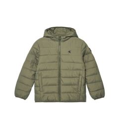 Снимка на Calvin Klein Jeans Зимно яке Inst Logo IB0IB02174 D Зелен Regular Fit