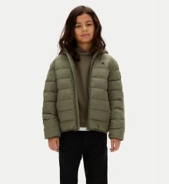 Снимка на Calvin Klein Jeans Зимно яке Inst Logo IB0IB02174 M Зелен Regular Fit