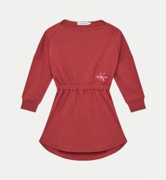 Снимка на Calvin Klein Jeans Плетена рокля Monogram IG0IG02316 M Червен Relaxed Fit