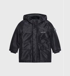 Снимка на Calvin Klein Jeans Преходно яке Back To School IB0IB01274 Черен Regular Fit