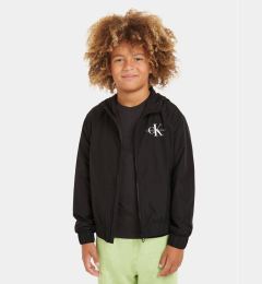 Снимка на Calvin Klein Jeans Преходно яке Monologo Essential IB0IB02091 Черен Regular Fit