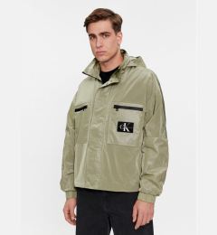 Снимка на Calvin Klein Jeans Преходно яке Utility Track Jacket J30J324663 Зелен Regular Fit
