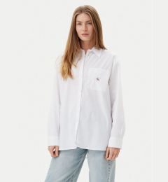 Снимка на Calvin Klein Jeans Риза LV047C143G Бял Relaxed Fit