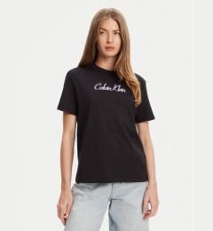 Снимка на Calvin Klein Jeans Тишърт Classic Logo LV047C854G Черен Regular Fit