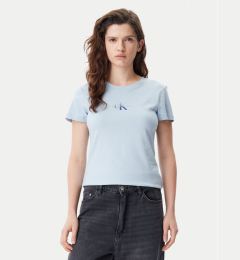 Снимка на Calvin Klein Jeans Тишърт Gradient Monologo J20J225252 Светлосиньо Slim Fit
