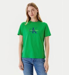 Снимка на Calvin Klein Jeans Тишърт Hero Classic LV047B865G Зелен Regular Fit