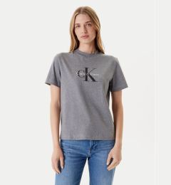 Снимка на Calvin Klein Jeans Тишърт Hero Classic LV047B865G Сив Regular Fit