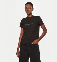 Снимка на Calvin Klein Jeans Тишърт J20J224983 Черен Regular Fit