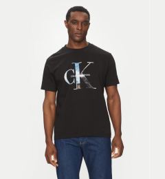 Снимка на Calvin Klein Jeans Тишърт Photo Monogram J30J327483 Черен Regular Fit
