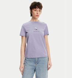 Снимка на Calvin Klein Jeans Тишърт Shadow Graphic J20J225545 Виолетов Regular Fit