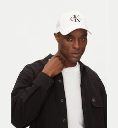 Снимка на Calvin Klein Jeans Шапка с козирка Monologo LV04G5065G Бял