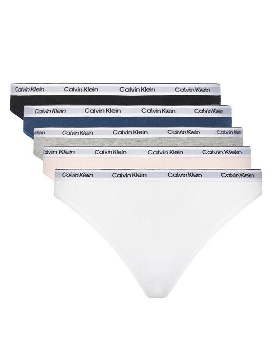 Снимка на Calvin Klein Underwear Комплект 5 чифта класически бикини 000QD5208E Цветен