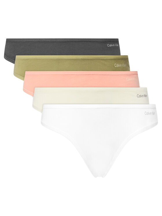 Снимка на Calvin Klein Underwear Комплект 5 чифта класически бикини 000QD5251E Цветен