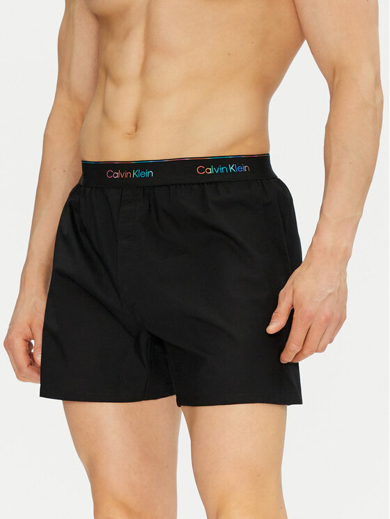 Снимка на Calvin Klein Underwear Пижамени шорти LV00NM2879 Черен Regular Fit