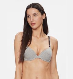 Снимка на Calvin Klein Underwear Сутиен с банели Lightly Lined Demi 000QF7219E Сив