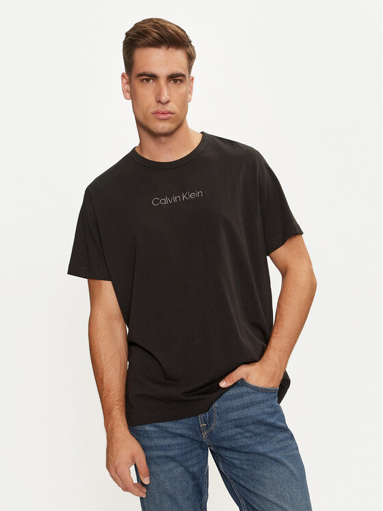 Снимка на Calvin Klein Underwear Тишърт 000NM2748E Черен Regular Fit