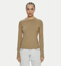 Снимка на Calvin Klein Блуза Nano Logo K20K207572 Бежов Regular Fit