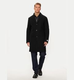 Снимка на Calvin Klein Вълнено палто K10K113270 Черен Regular Fit