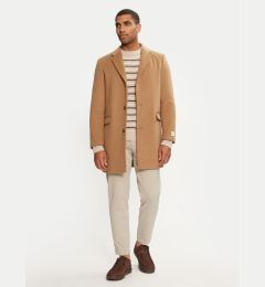 Снимка на Calvin Klein Вълнено палто K10K113664 Бежов Regular Fit