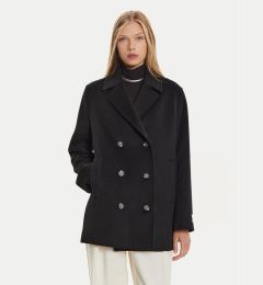 Снимка на Calvin Klein Вълнено палто K20K207699 Черен Regular Fit