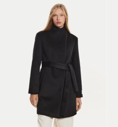 Снимка на Calvin Klein Вълнено палто K20K207700 Черен Regular Fit