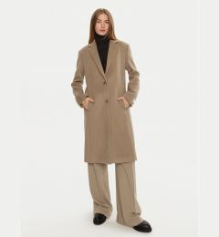 Снимка на Calvin Klein Вълнено палто K20K207701 Бежов Regular Fit