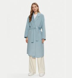 Снимка на Calvin Klein Вълнено палто K20K207813 Светлосиньо Regular Fit
