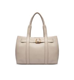 Снимка на Calvin Klein Дамска чанта Buckle Medium Tote LV04F3294G Екрю