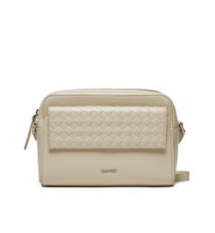 Снимка на Calvin Klein Дамска чанта Calvin Mini Quilt Camera Bag K60K611884 Екрю