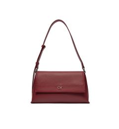Снимка на Calvin Klein Дамска чанта Ck Daily Shoulder Bag Pebble K60K612139 Бордо
