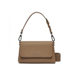 Снимка на Calvin Klein Дамска чанта Ck Must Dbl Strap Mini Bag_Mono K60K613088 Кафяв