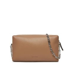 Снимка на Calvin Klein Дамска чанта Ck Plaque Camera Bag K60K612788 Кафяв