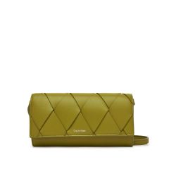 Снимка на Calvin Klein Дамска чанта Ck Woven Convertible Wallet Bag K60K612970 Жълт