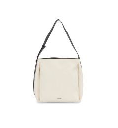 Снимка на Calvin Klein Дамска чанта Gracie Bucket Bag_Canvas K60K611665 Екрю