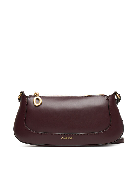 Снимка на Calvin Klein Дамска чанта Hardware Zip Crossbody LV04F1046G Бордо