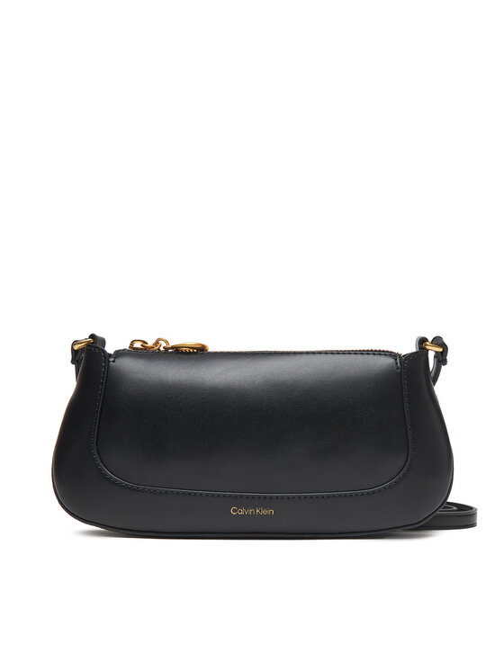 Снимка на Calvin Klein Дамска чанта Hardware Zip Crossbody LV04F1046G Черен