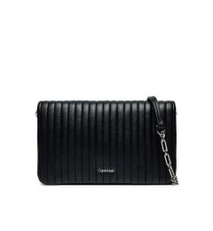 Снимка на Calvin Klein Дамска чанта Mini Line Quilt Crossbody K60K613079 Черен