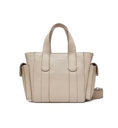 Снимка на Calvin Klein Дамска чанта Webbing Strap Small Tote LV04F3290G Екрю