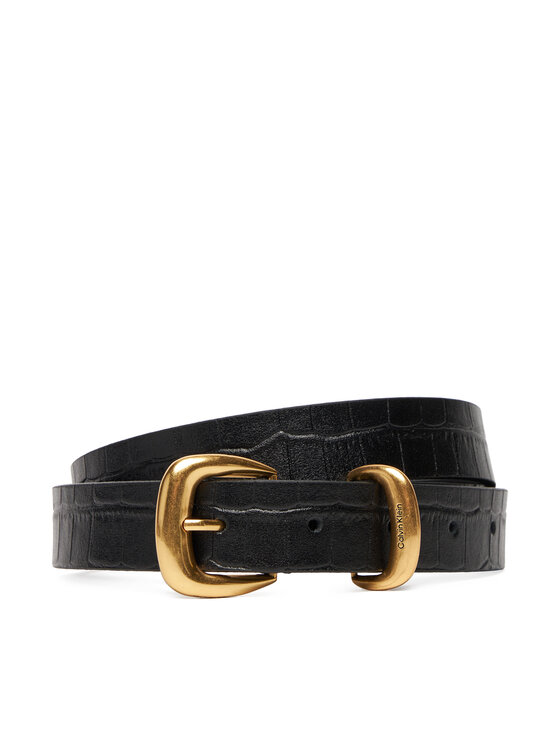 Снимка на Calvin Klein Дамски колан Bombay Strap Croc 25Mm Belt LV04F7056G Черен