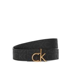 Снимка на Calvin Klein Дамски колан Ck Buckle Reversible Belt 30Mm Mono LV04F7038G Черен