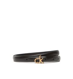 Снимка на Calvin Klein Дамски колан Ck Buckle Skinny Belt 15Mm LV04F7034G Черен