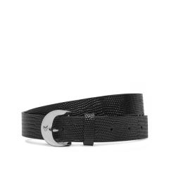 Снимка на Calvin Klein Дамски колан Classic Buckle Lizard Emboss 25Mm LV04F7041G Черен