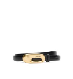 Снимка на Calvin Klein Дамски колан Elongated Chucnhy Buckle 15Mm LV04F7022G Черен