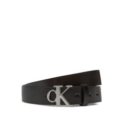 Снимка на Calvin Klein Дамски колан Monogram Plaque Buckle 30Mm LV04K7018G Черен