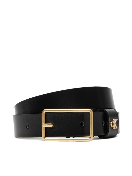 Снимка на Calvin Klein Дамски колан Square Buckle Ck Loop 25Mm LV04F7050G Черен