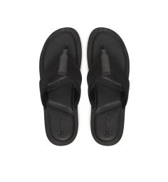 Снимка на Calvin Klein Джапанки Toepost Cv Logo HM0HM01745 Черен