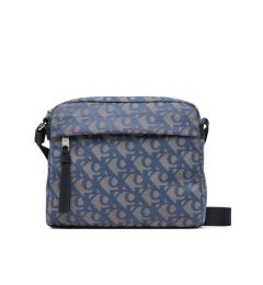 Снимка на Calvin Klein Мъжка чантичка Slouched Monogram Mini Zip Fligh LV04G3175G Светлосиньо