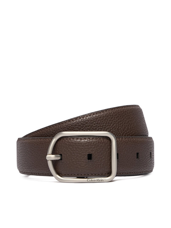 Снимка на Calvin Klein Мъжки колан Round Buckle 35Mm LV04D7024G Кафяв