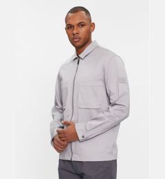 Снимка на Calvin Klein Преходно яке Cotton 3D Pockets Overshirt K10K112356 Сив Regular Fit
