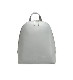 Снимка на Calvin Klein Раница Embossed Calvin Round Backpack K60K613185 Сив